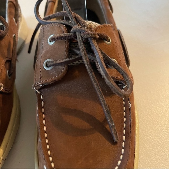 Bjorndal size 7 Chesapeake 131009 brown boat shoes GUC - Picture 10 of 15